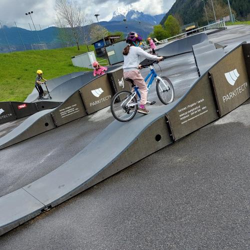 Radfahren über Hindernisse