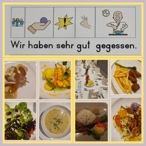 Verschieden Gerichte vom Hotel