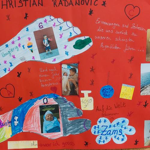 Plakat Baby - Schulkind