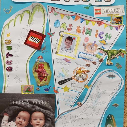 Plakat Baby - Schulkind