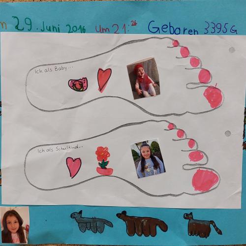 Plakat Baby - Schulkind