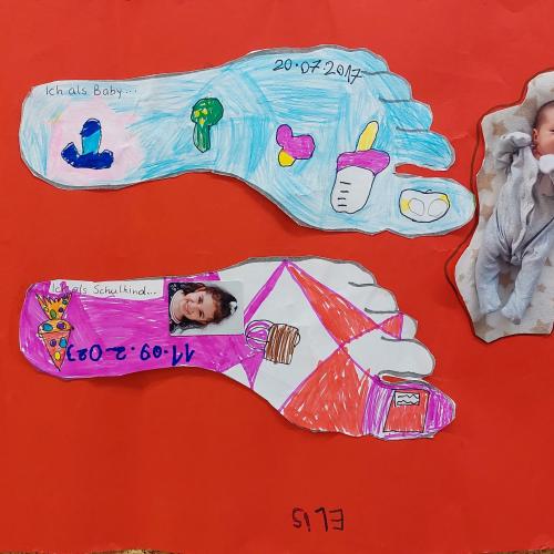 Plakat Baby - Schulkind