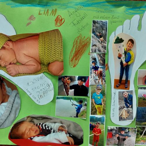 Plakat Baby - Schulkind