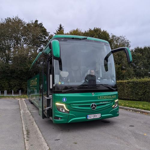 Unser Bus(fahrer)  Karl mit Martina