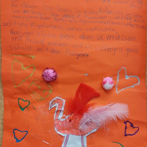 Plakat Flamingo