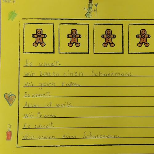 Rondell- es schneit