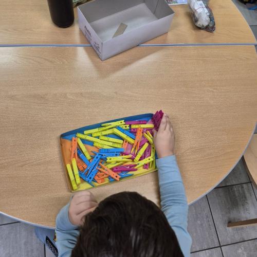 Gegenstände nach Farben ordnen