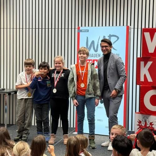 Prämierung der teilnehmenden Gruppen