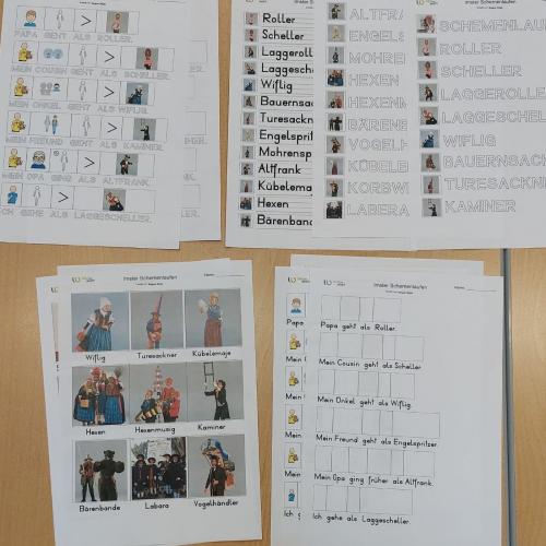 Arbeitsblätter zum Thema