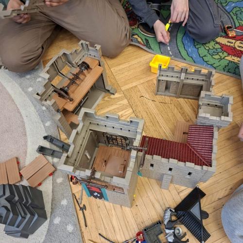 die Ritterburg ist fast fertig