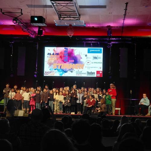 unser Chor auf der Bühne