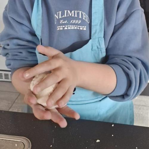 Jetzt werden Kugeln geformt