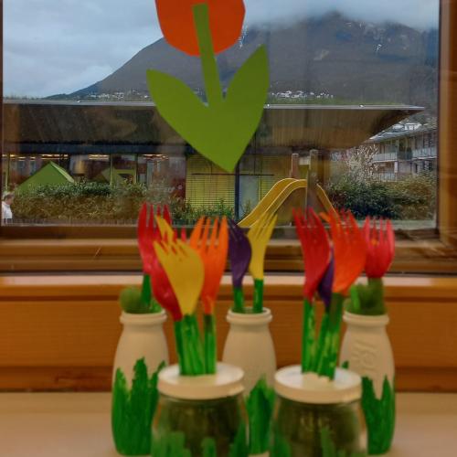Tulpen aus Gabeln