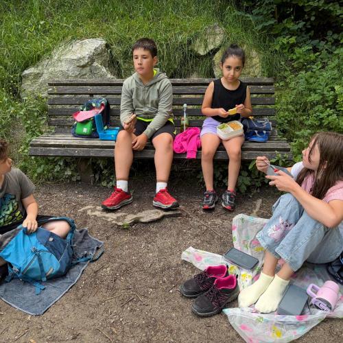 Wandern macht müde und hungrig