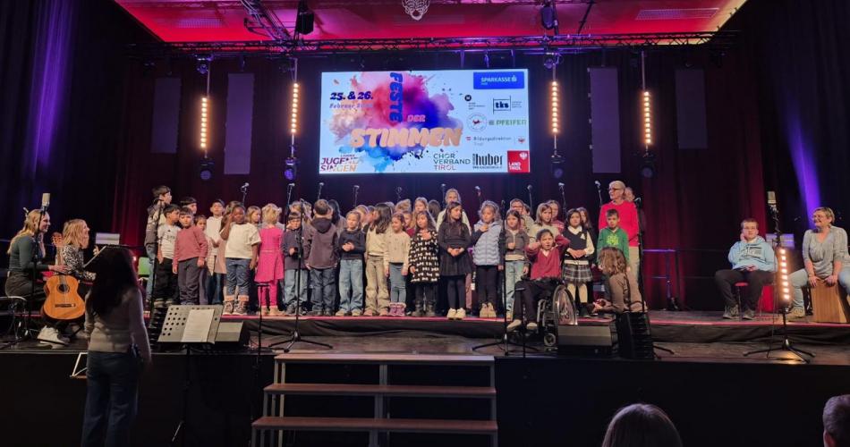 Unser Chor auf der Bühne