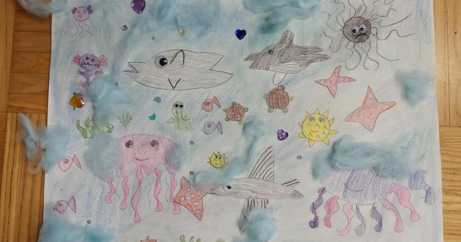 gezeichnetes Bild - Meere entdecken